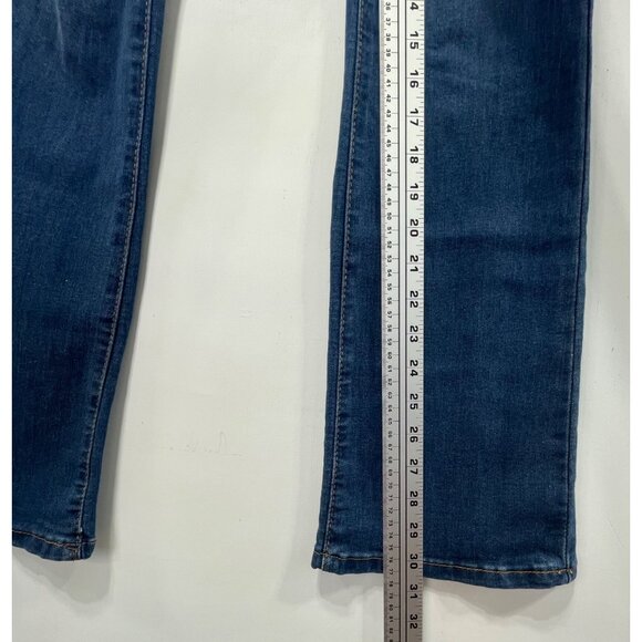 Rue 21 - Women's Ultimate Stretch Mid-Rise - Boot Jeans Distressed - Blue - 1 - Picture 6 of 15